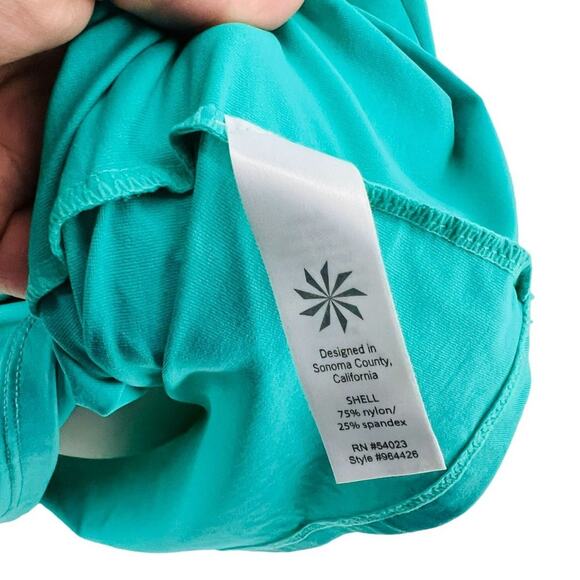 Athleta KiKi Swim Dress Catalina Green Womens Small - Picture 6 of 8